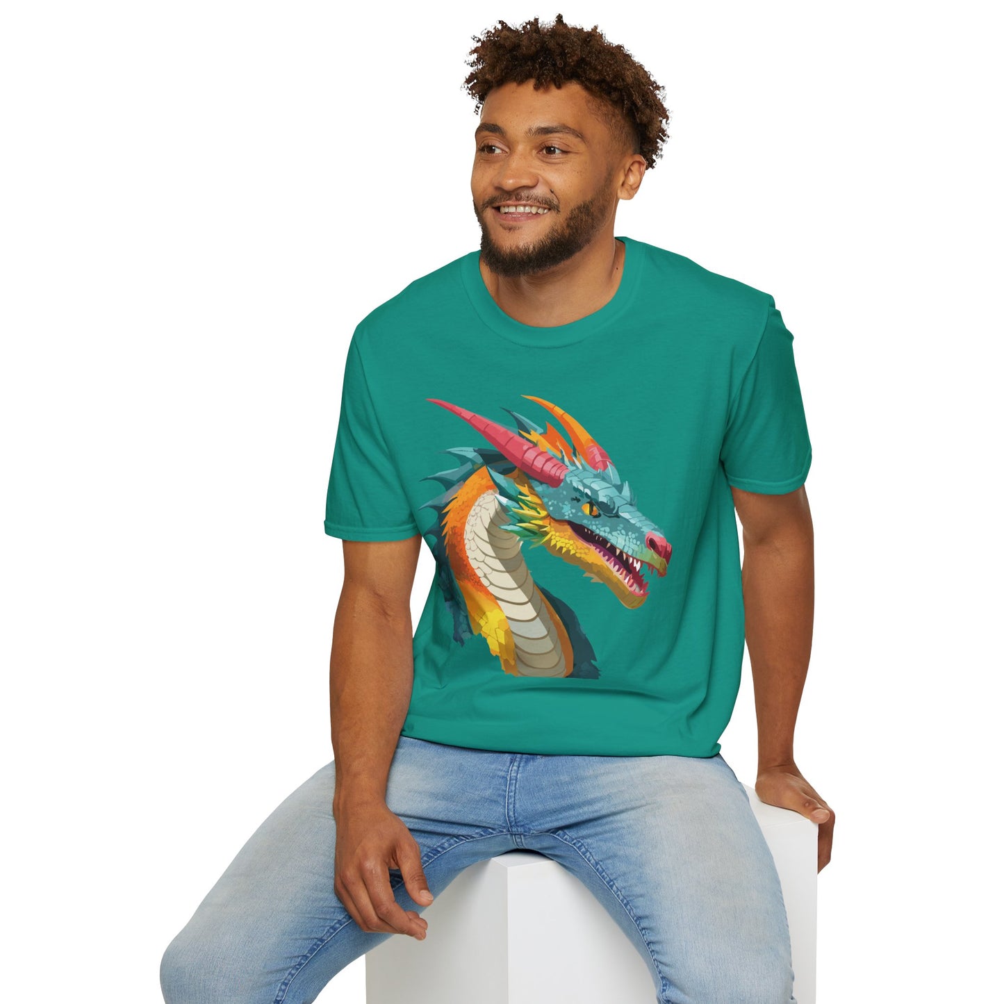Dragon T Shirt, Dragon Shirt, Shirt with Animals, Animal Shirt