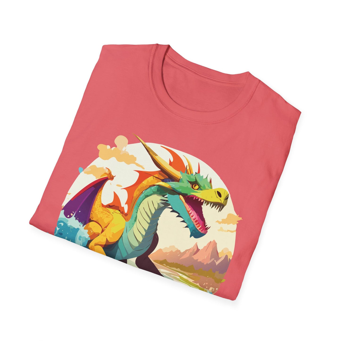 Dragon T Shirt, Dragon Shirt, Shirt with Animals, Animal Shirt