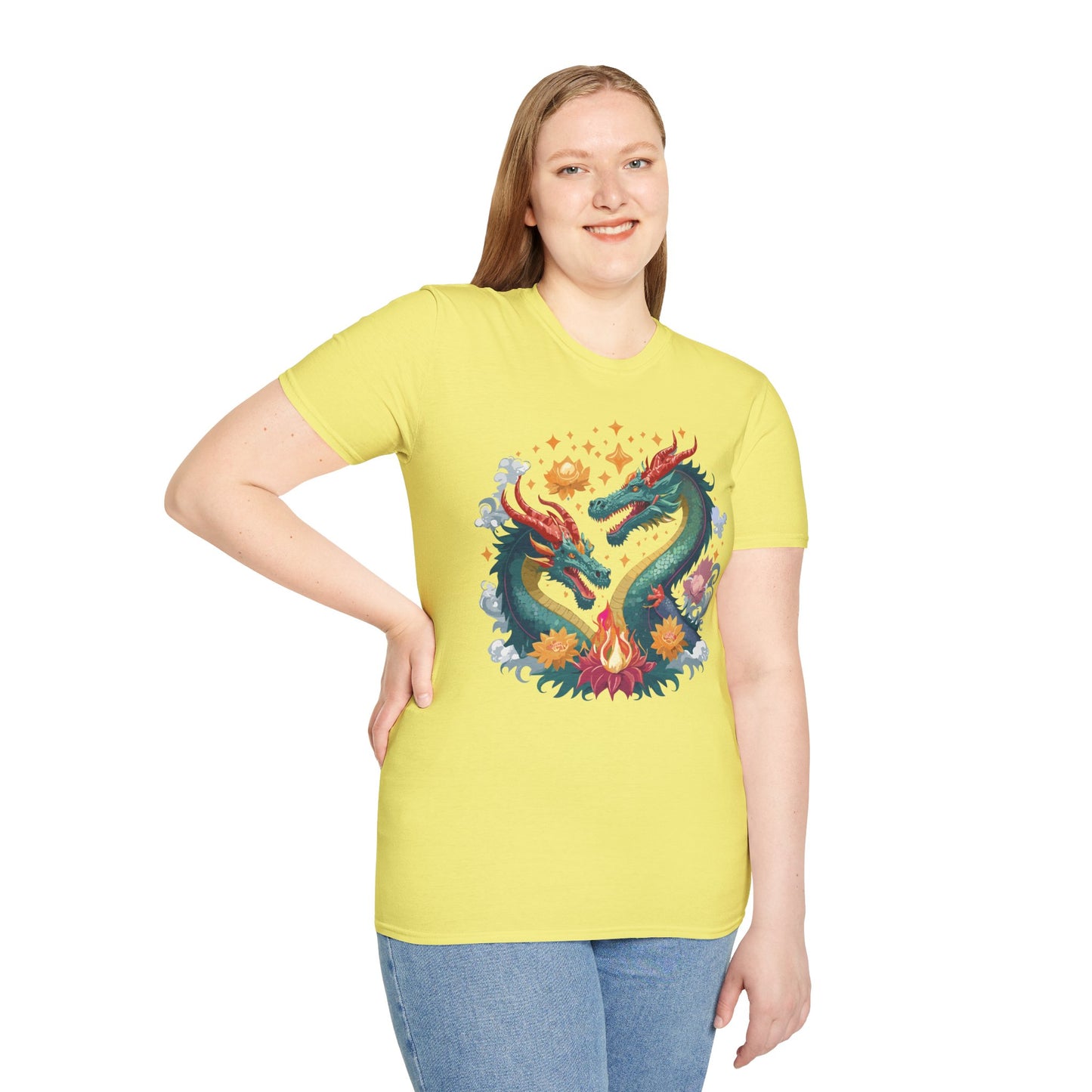 Dragon T Shirt, Dragon Shirt, Shirt with Animals, Animal Shirt