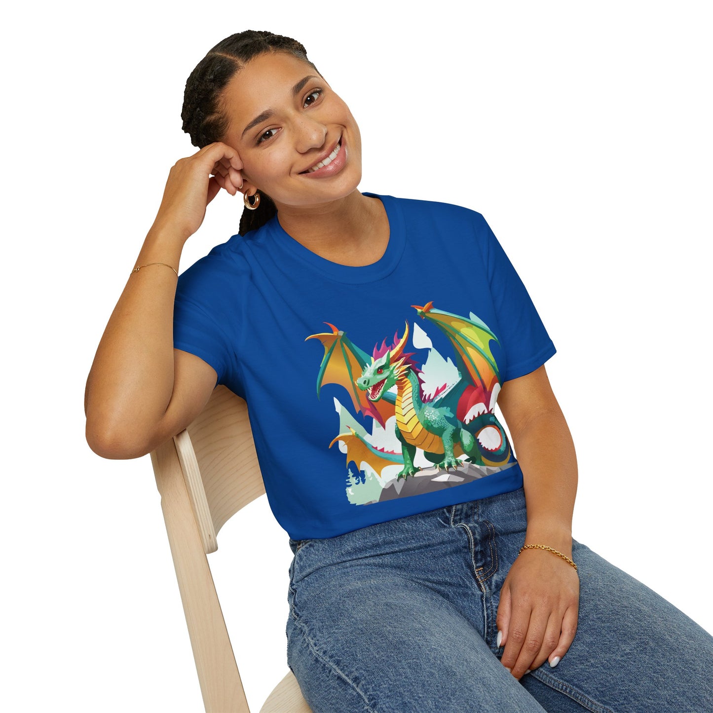 Dragon T Shirt, Dragon Shirt, Shirt with Animals, Animal Shirt