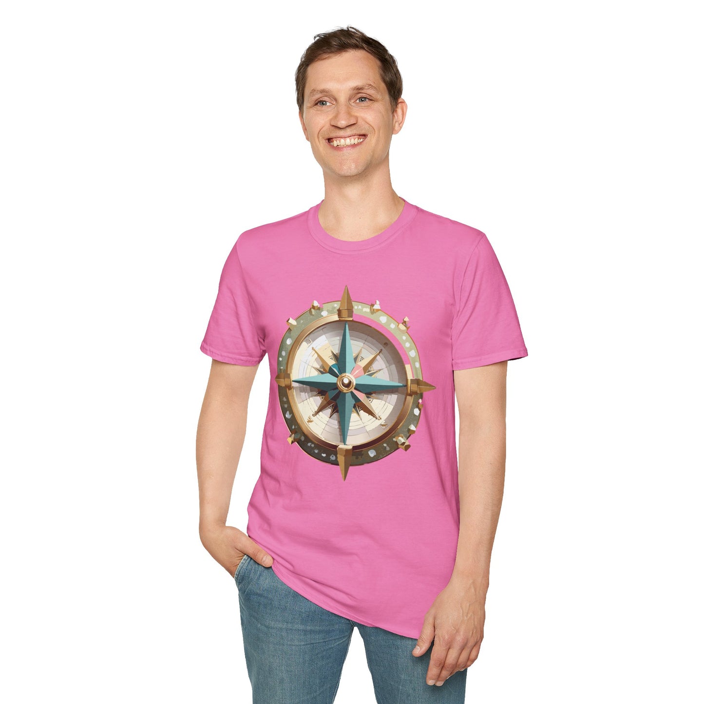 Compass T Shirt, Compass Shirt, Shirt with Compass, Navigator Shirt