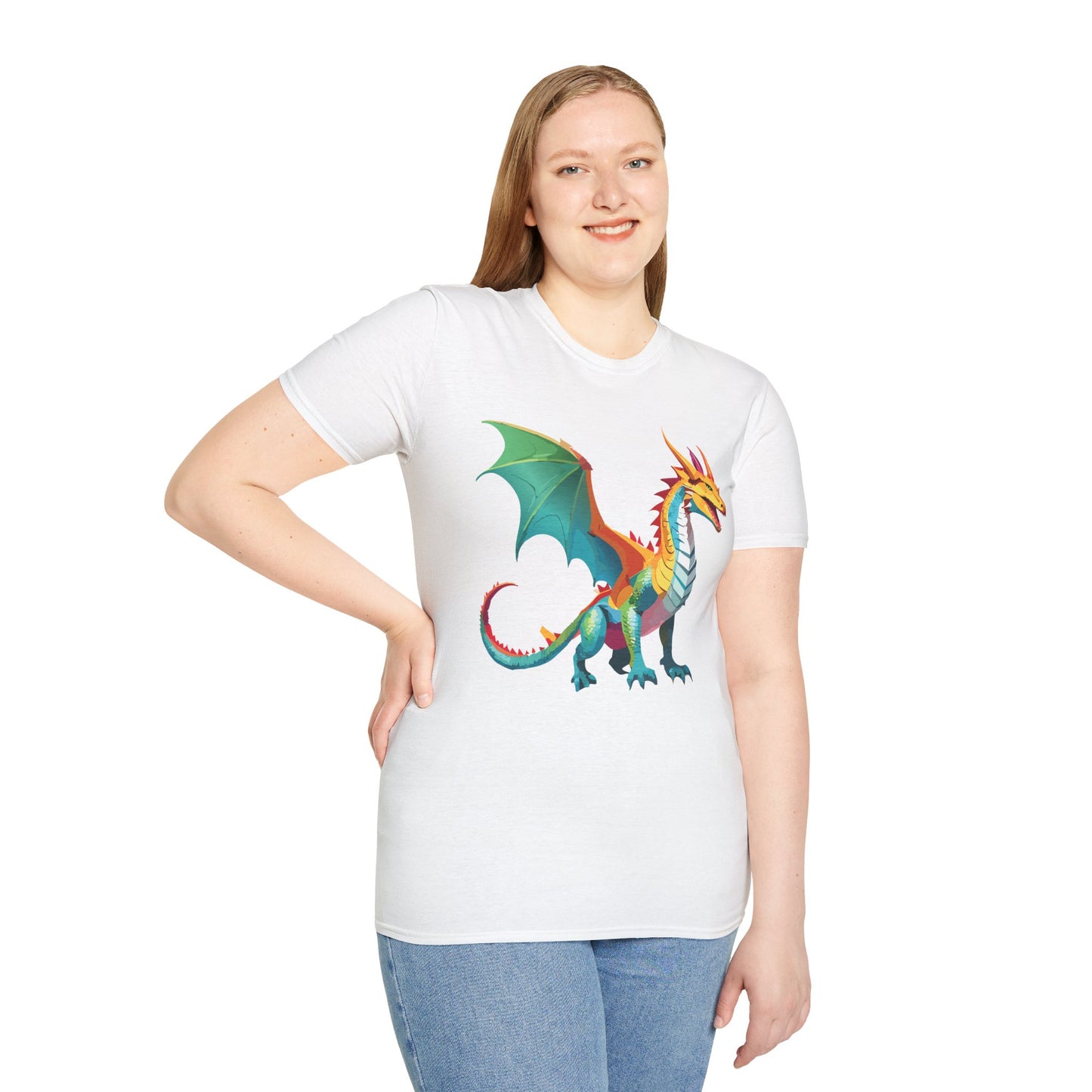 Dragon T Shirt, Dragon Shirt, Shirt with Animals, Animal Shirt