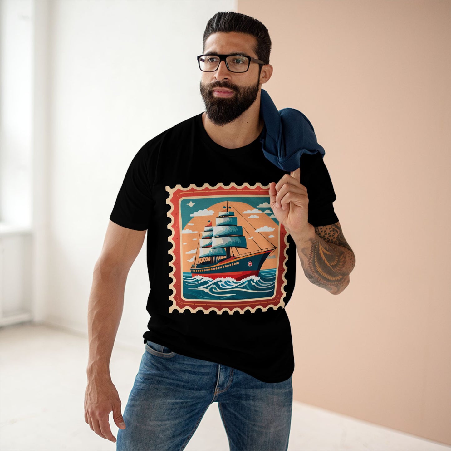 Stamp Shirt, Postage Stamp Shirt