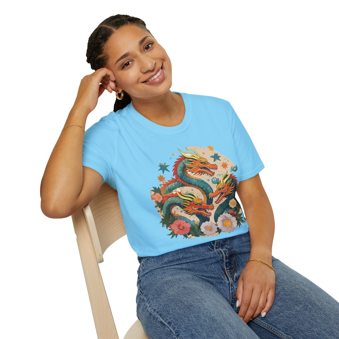 Dragon T Shirt, Dragon Shirt, Shirt with Animals, Animal Shirt