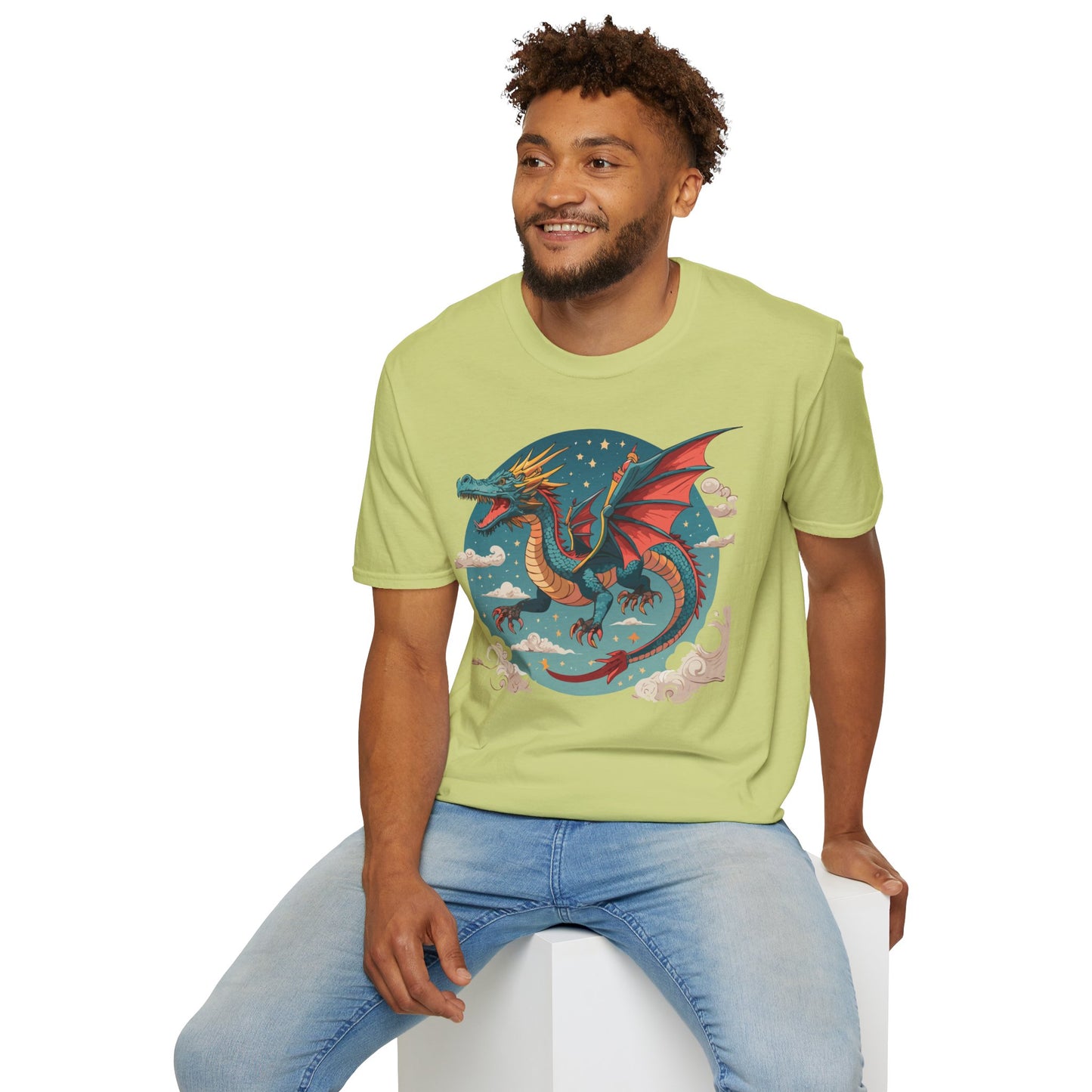 Dragon T Shirt, Dragon Shirt, Shirt with Animals, Animal Shirt