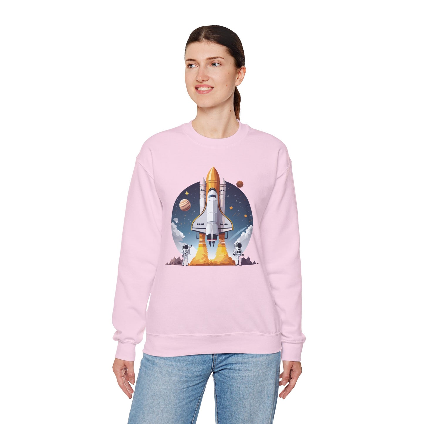 Space Shuttle Sweatshirt, Cosmic Sweatshirt, Astronaut Sweatshirt, Space Cosmic Sweatshirt