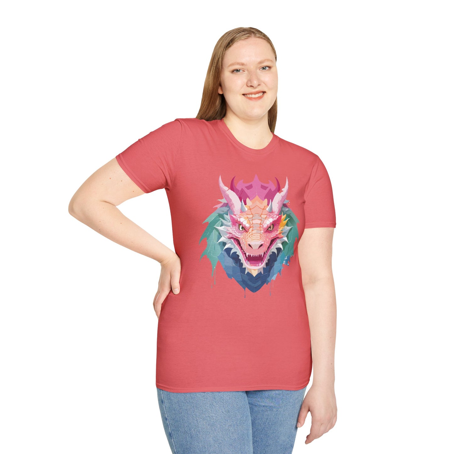 Dragon T Shirt, Dragon Shirt, Shirt with Animals, Animal Shirt