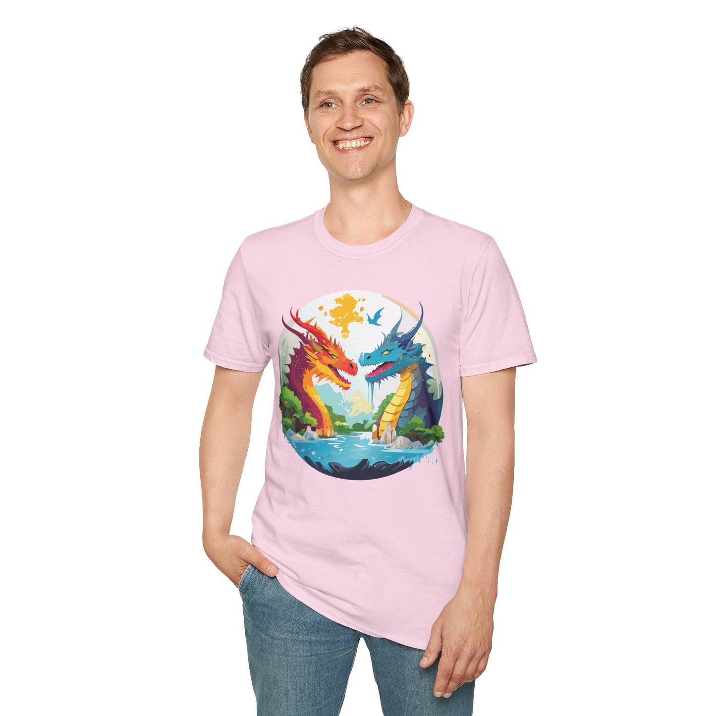 Dragon T Shirt, Dragon Shirt, Shirt with Animals, Animal Shirt