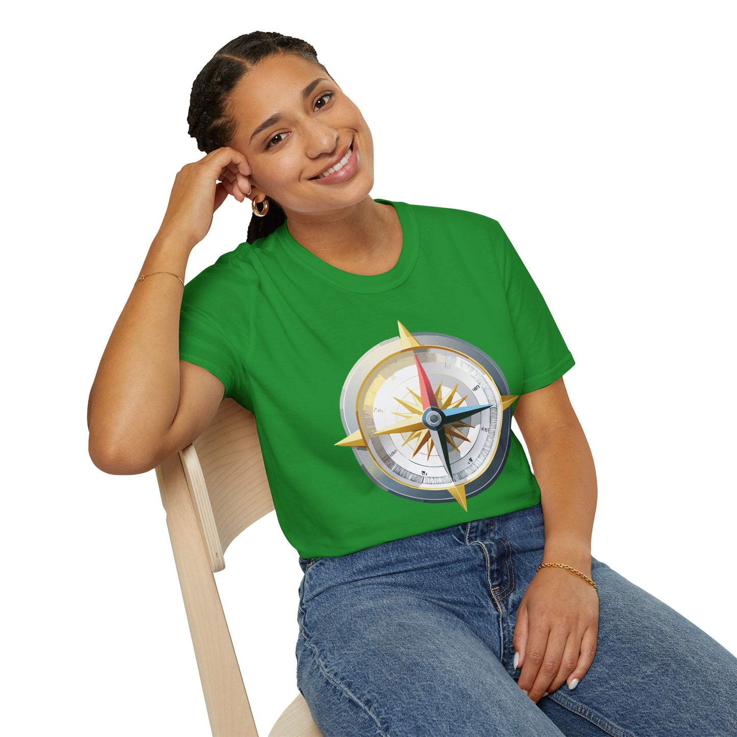 Compass T Shirt, Compass Shirt, Shirt with Compass, Navigator Shirt