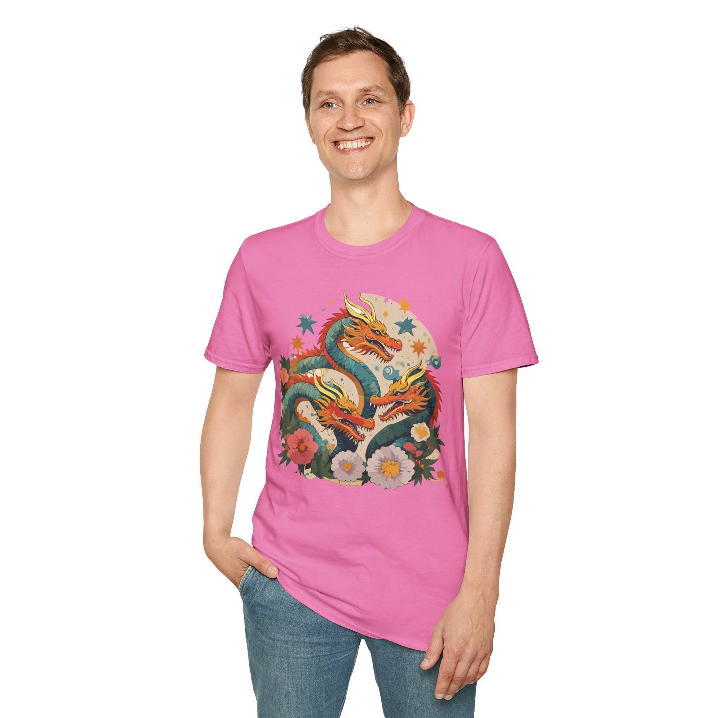 Dragon T Shirt, Dragon Shirt, Shirt with Animals, Animal Shirt