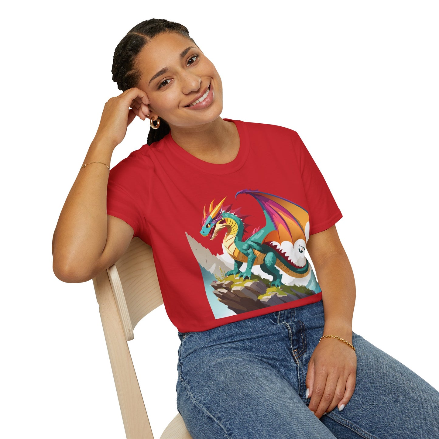 Dragon T Shirt, Dragon Shirt, Shirt with Animals, Animal Shirt
