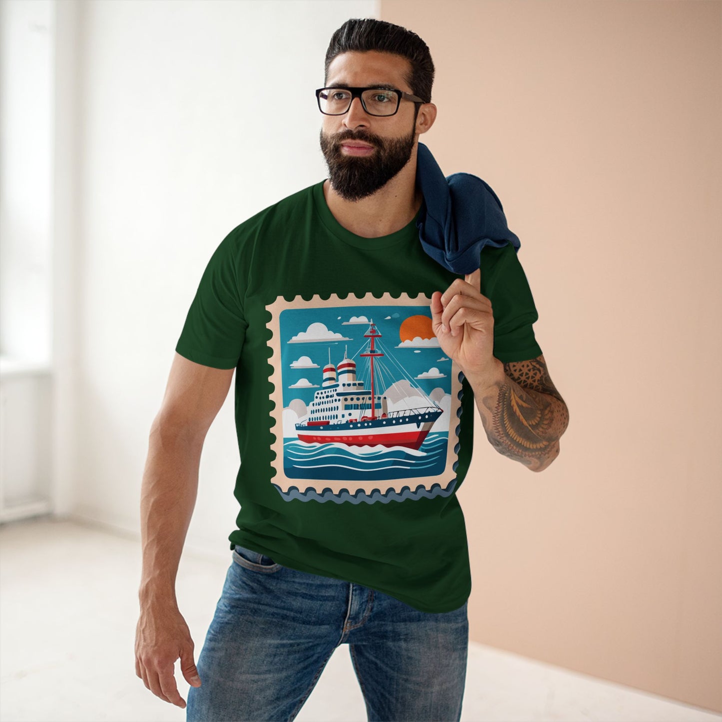 Stamp Shirt, Postage Stamp Shirt