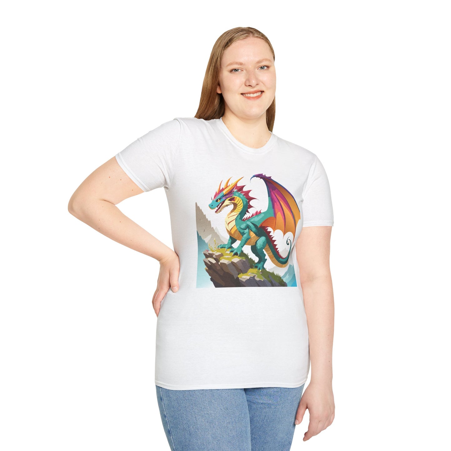 Dragon T Shirt, Dragon Shirt, Shirt with Animals, Animal Shirt