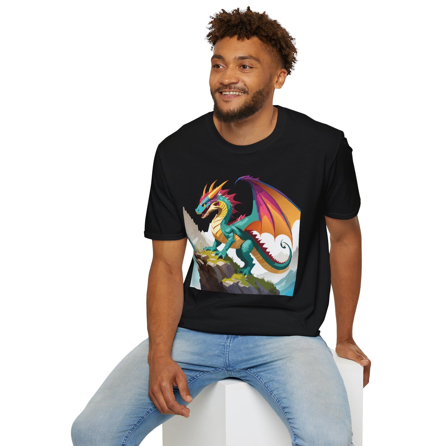 Dragon T Shirt, Dragon Shirt, Shirt with Animals, Animal Shirt