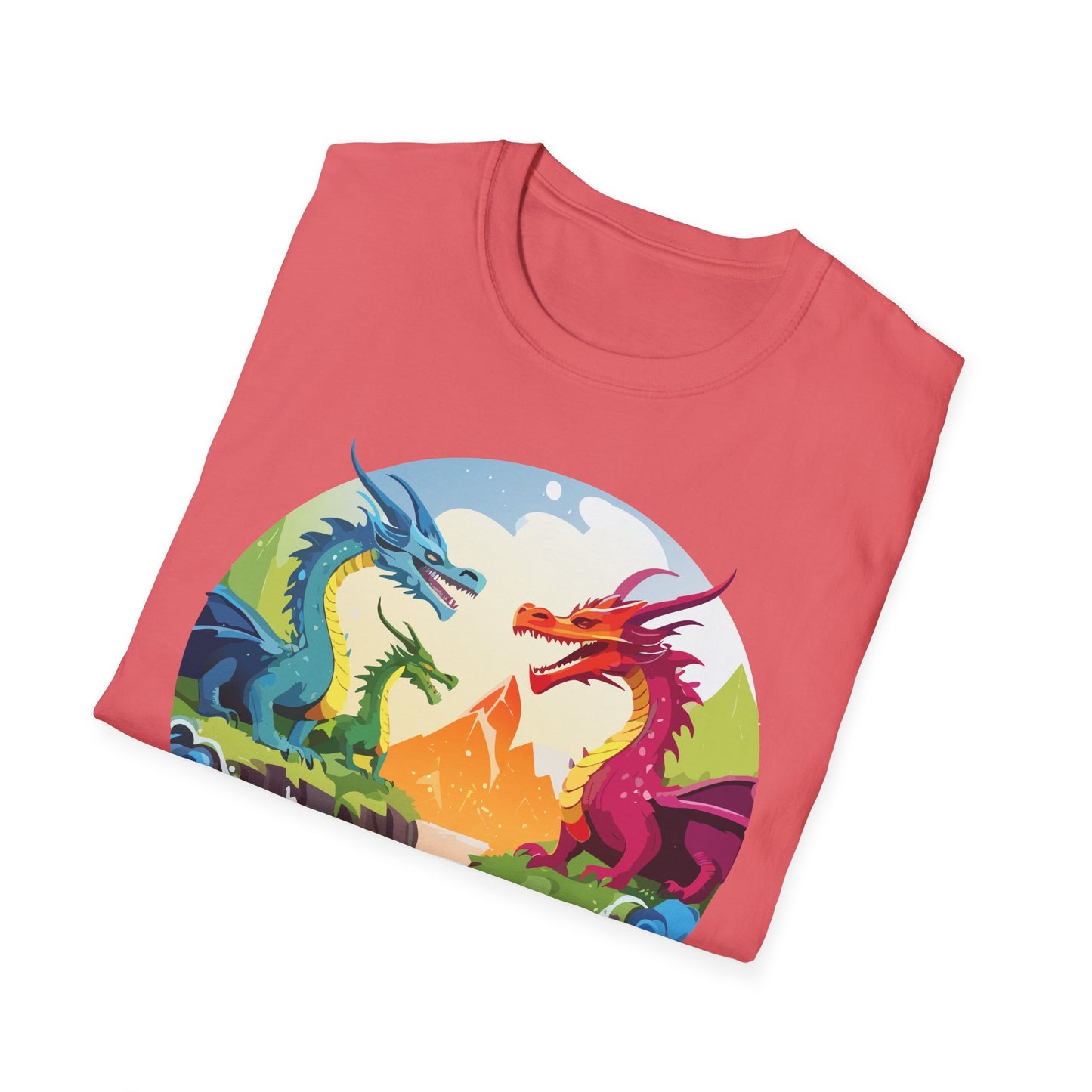Dragon T Shirt, Dragon Shirt, Shirt with Animals, Animal Shirt