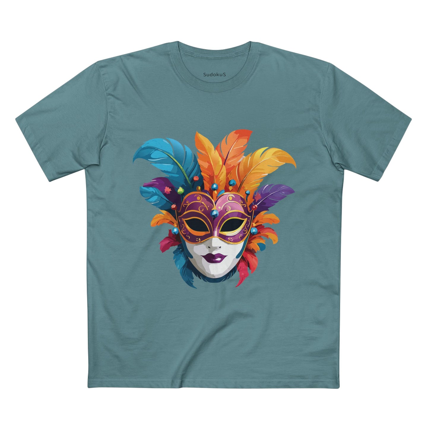 Mask Shirt, Shirt with Face - SudokuS