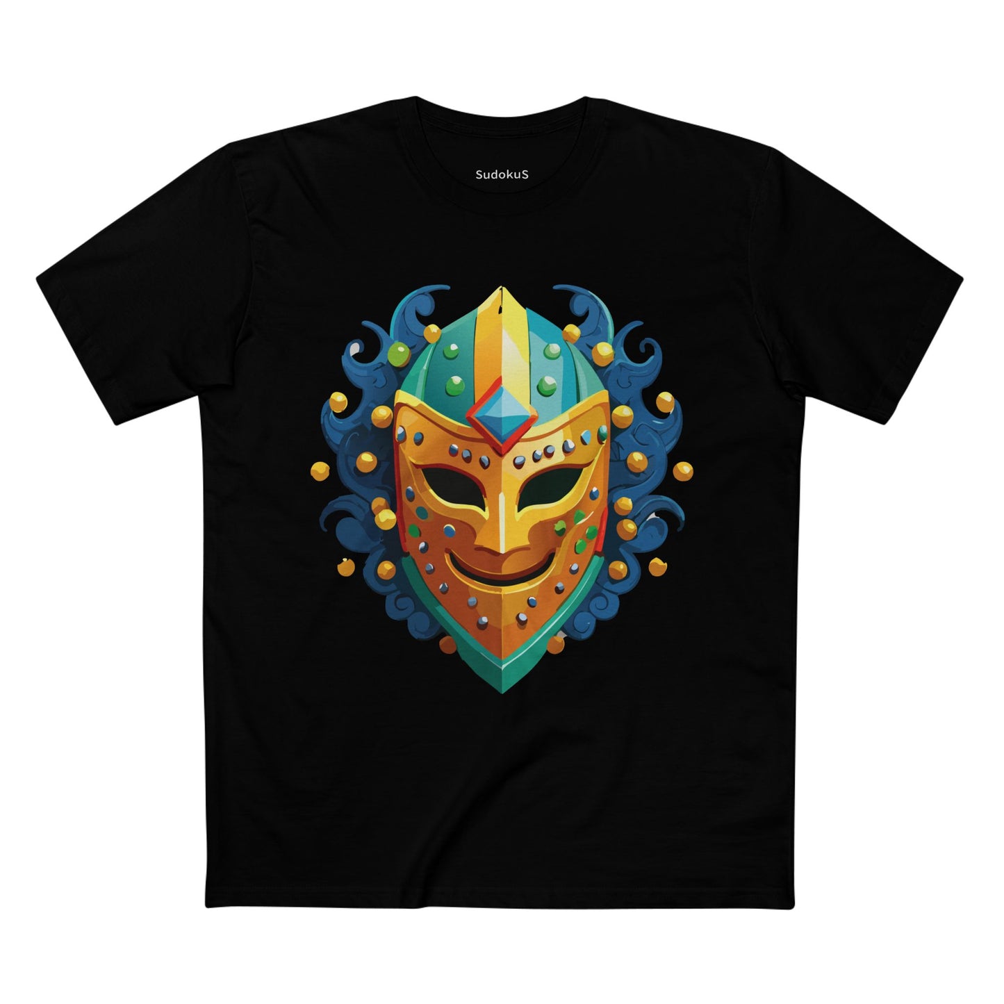 Mask Shirt, Shirt with Face - SudokuS
