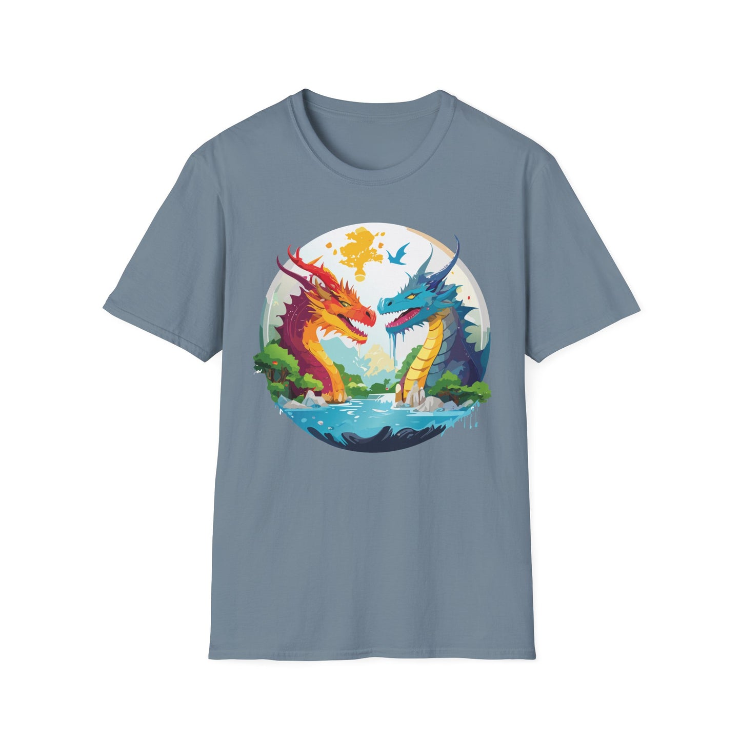 Dragon T Shirt, Dragon Shirt, Shirt with Animals, Animal Shirt