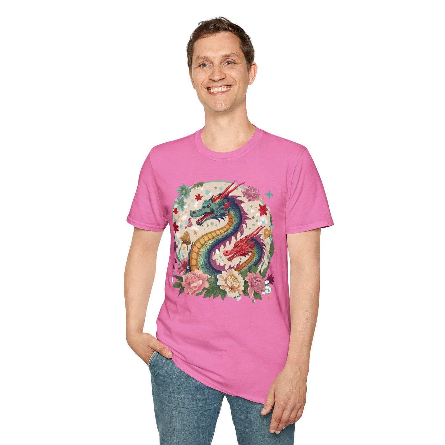 Dragon T Shirt, Dragon Shirt, Shirt with Animals, Animal Shirt