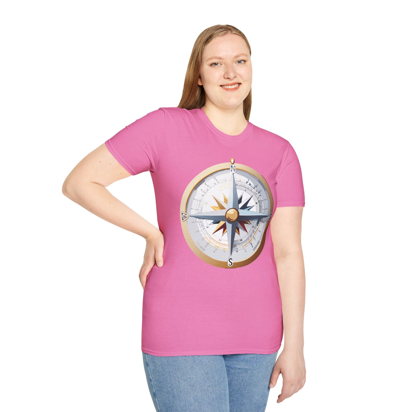 Compass T Shirt, Compass Shirt, Shirt with Compass, Navigator Shirt