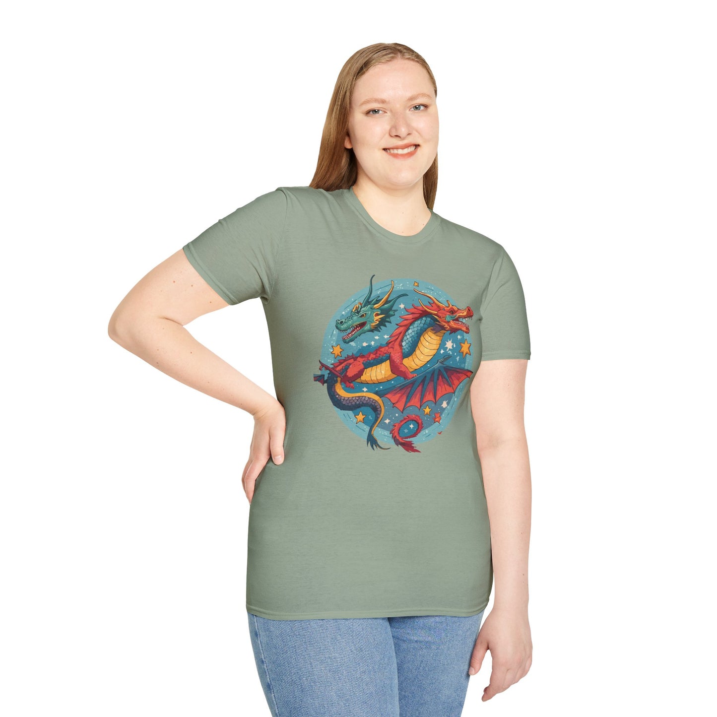 Dragon T Shirt, Dragon Shirt, Shirt with Animals, Animal Shirt
