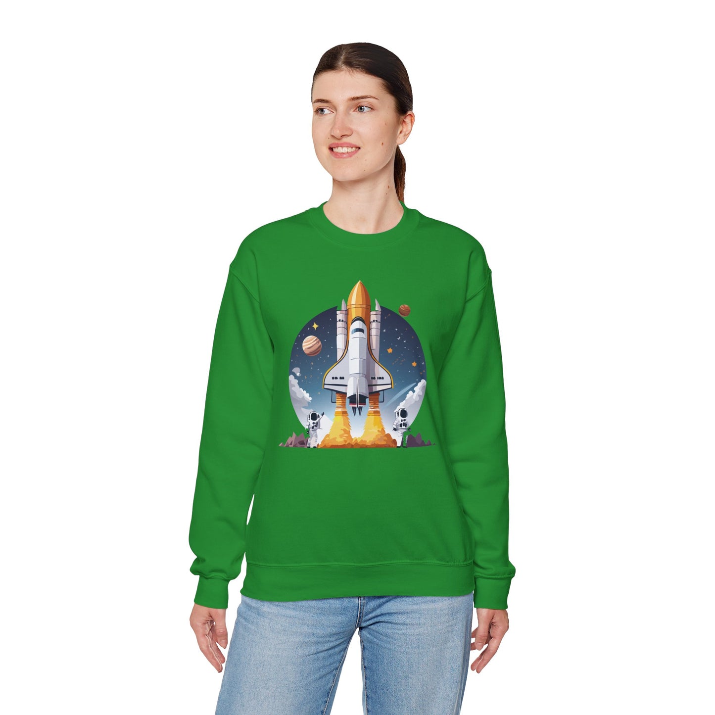 Space Shuttle Sweatshirt, Cosmic Sweatshirt, Astronaut Sweatshirt, Space Cosmic Sweatshirt