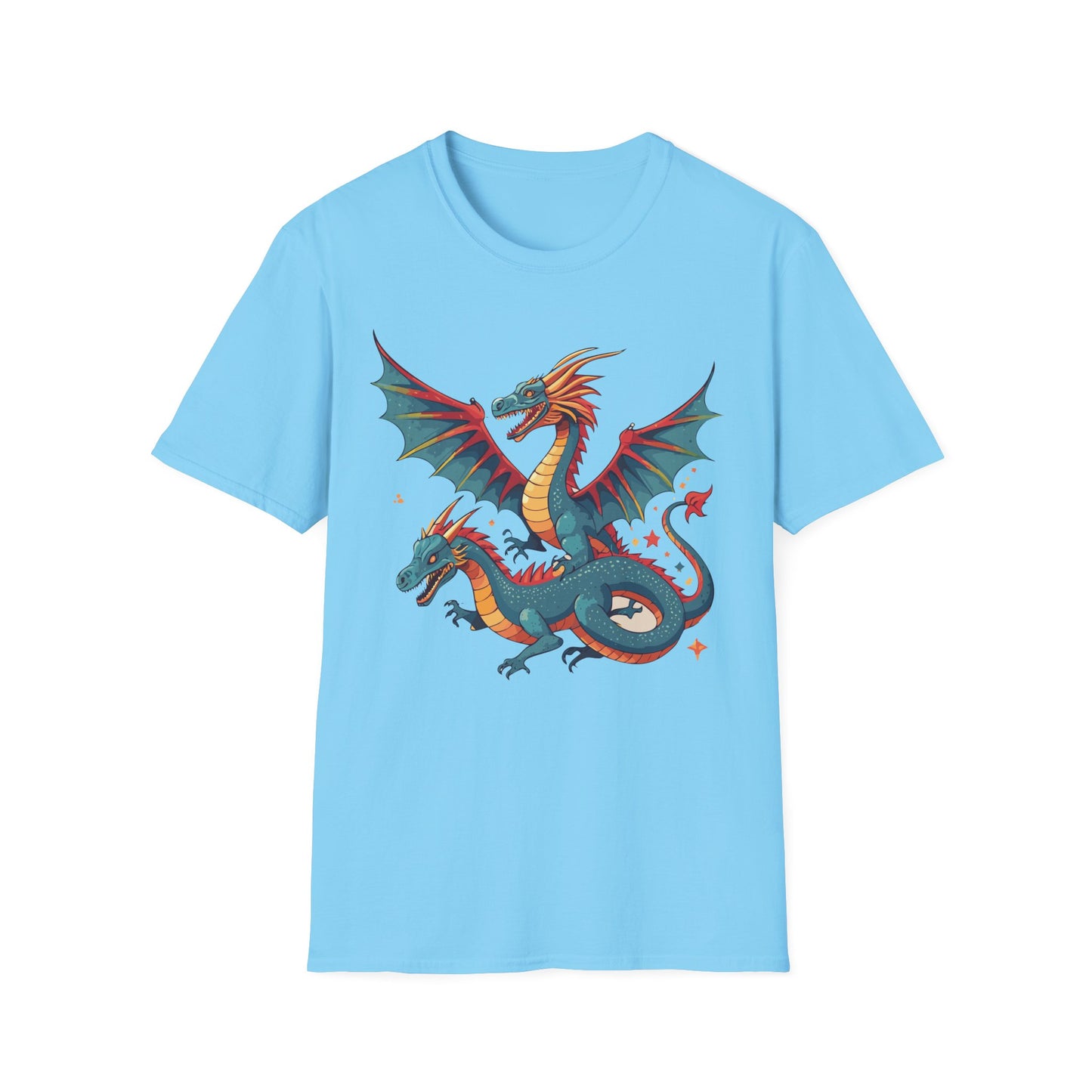 Dragon T Shirt, Dragon Shirt, Shirt with Animals, Animal Shirt