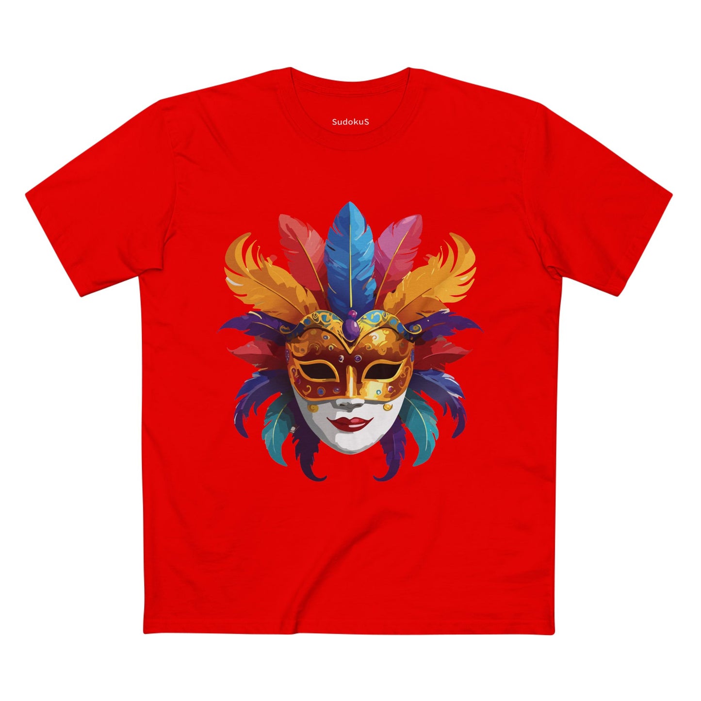 Mask Shirt, Shirt with Face - SudokuS