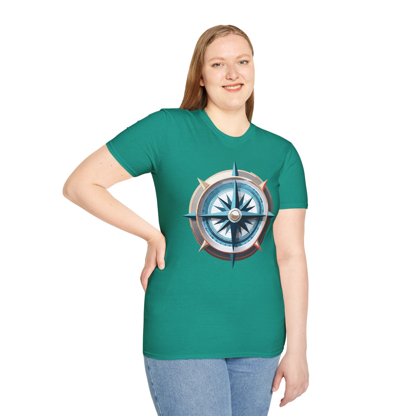 Compass T Shirt, Compass Shirt, Shirt with Compass, Navigator Shirt