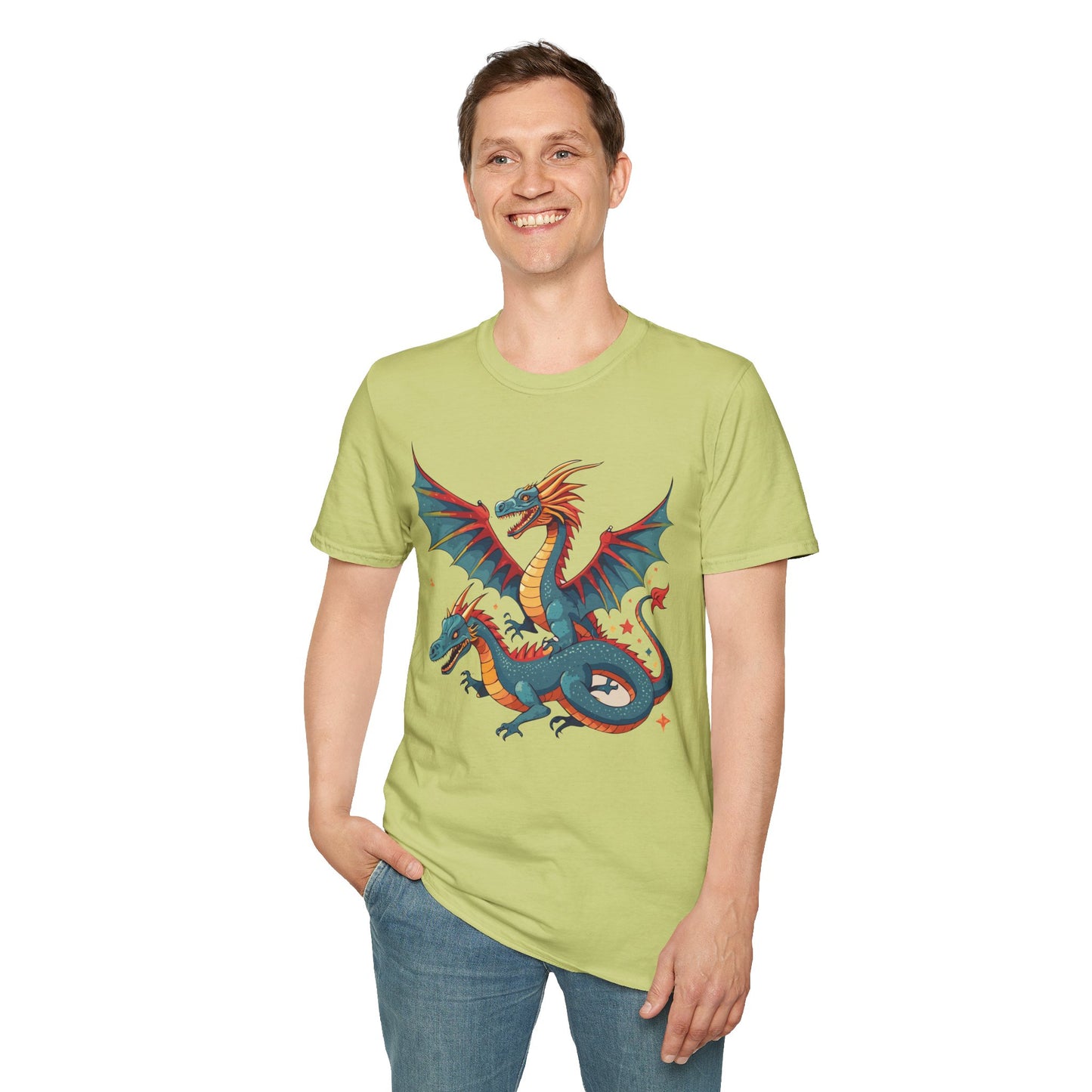 Dragon T Shirt, Dragon Shirt, Shirt with Animals, Animal Shirt
