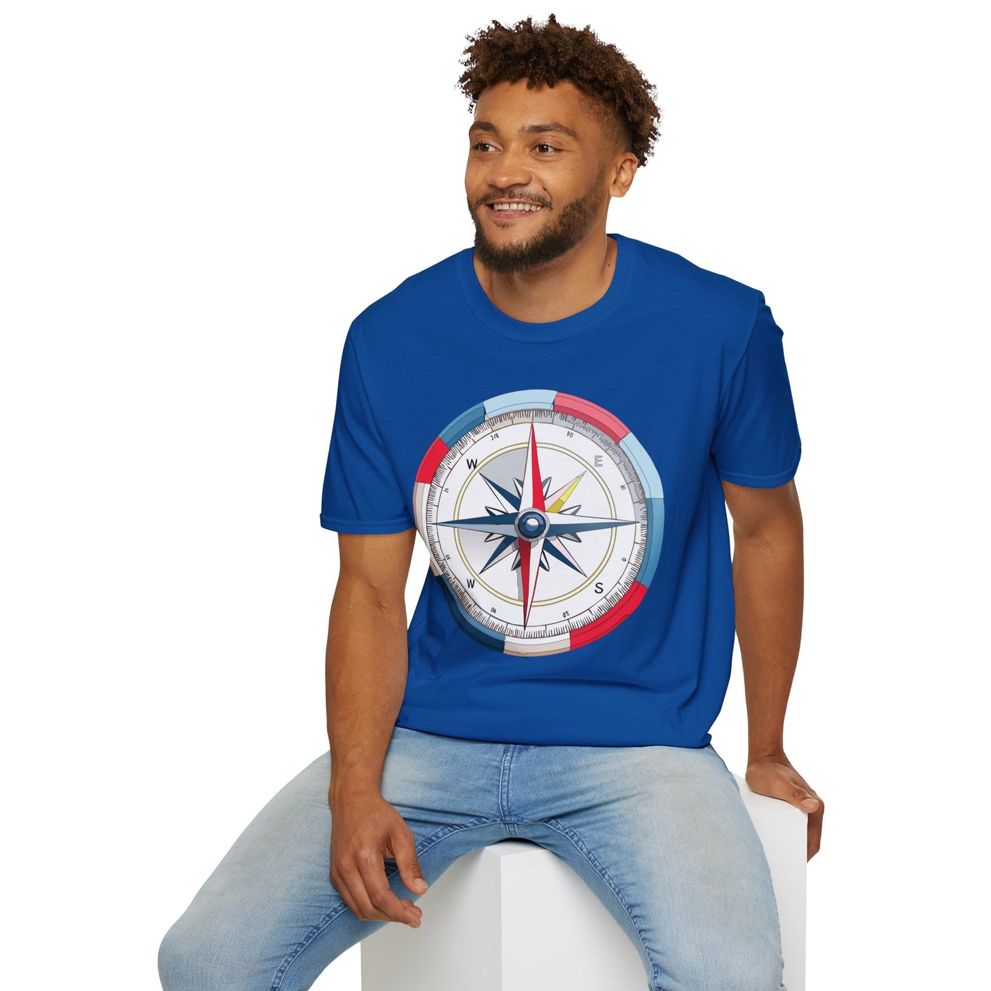 Compass T Shirt, Compass Shirt, Shirt with Compass, Navigator Shirt
