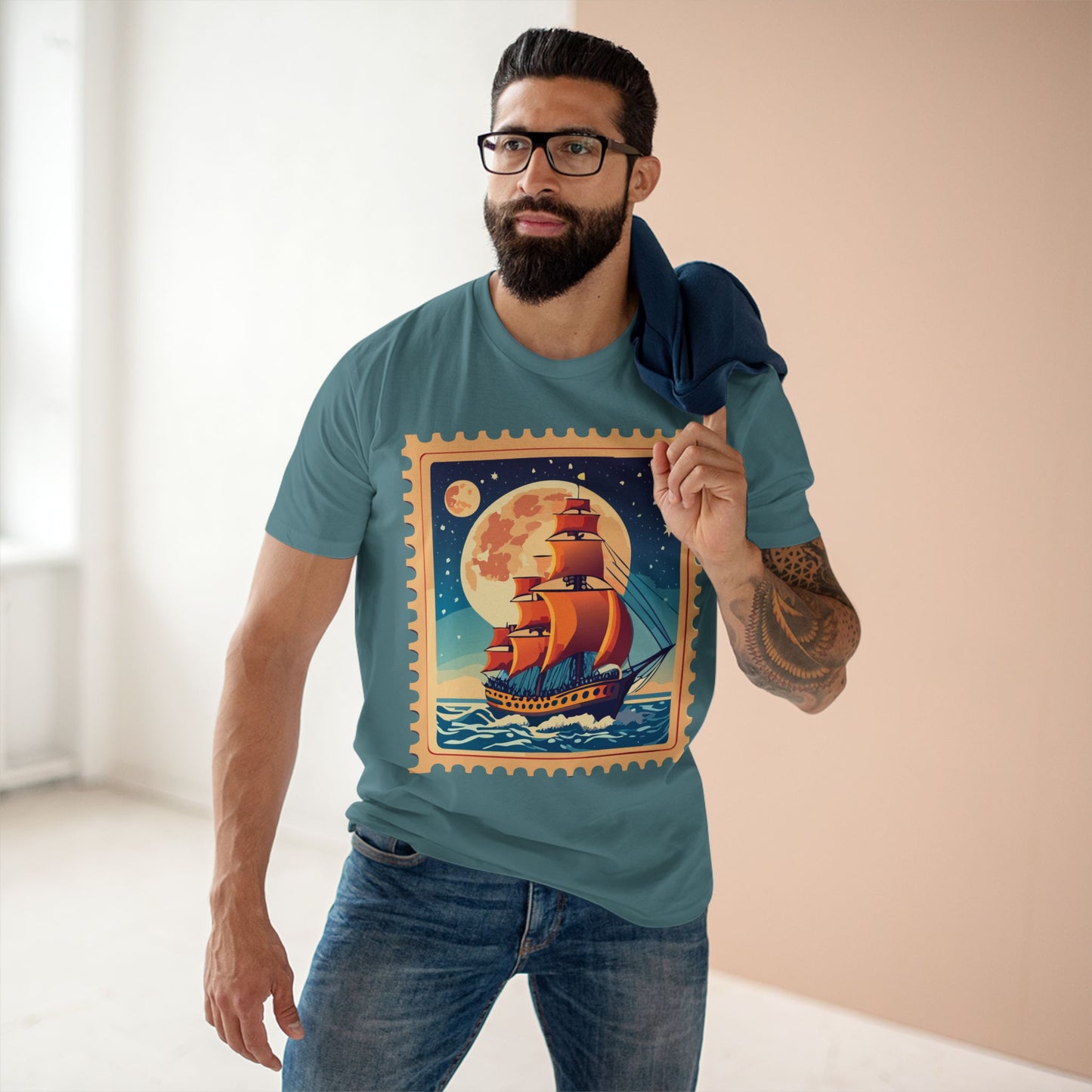 Stamp Shirt, Postage Stamp Shirt