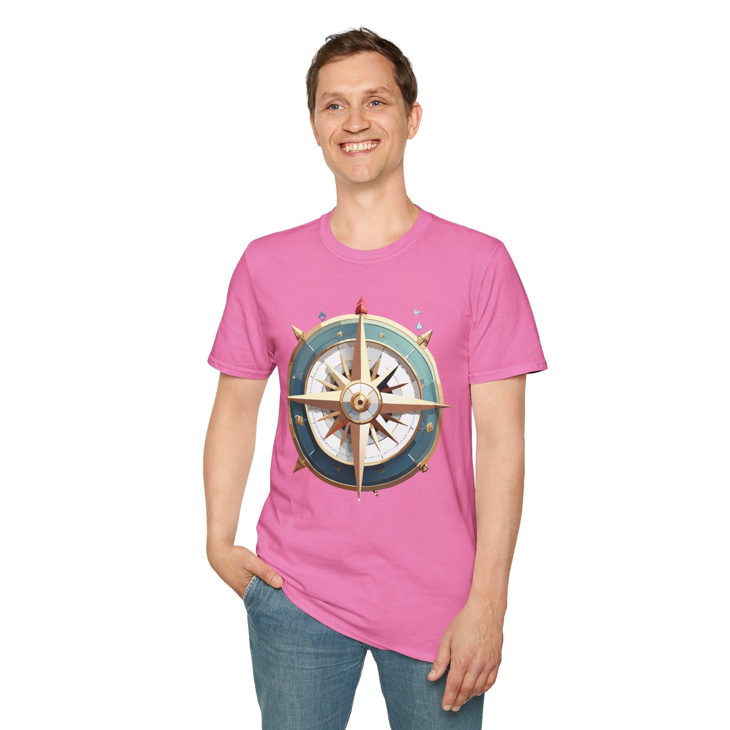 Compass T Shirt, Compass Shirt, Shirt with Compass, Navigator Shirt