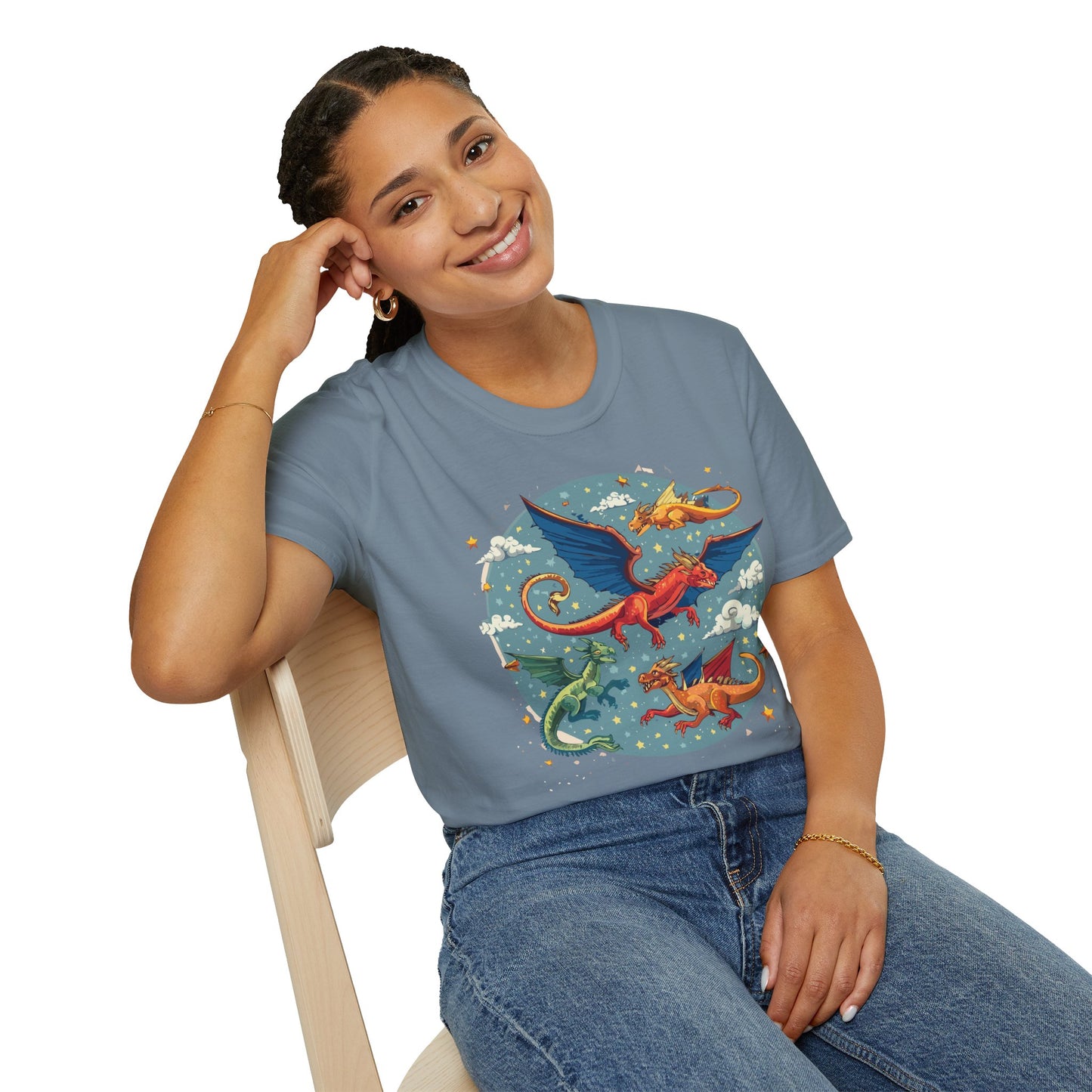 Dragon T Shirt, Dragon Shirt, Shirt with Animals, Animal Shirt
