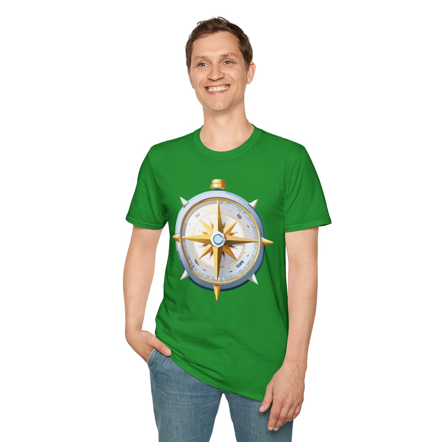 Compass T Shirt, Compass Shirt, Shirt with Compass, Navigator Shirt