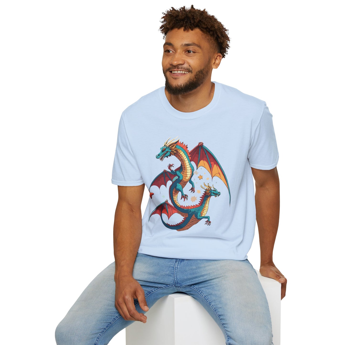 Dragon T Shirt, Dragon Shirt, Shirt with Animals, Animal Shirt