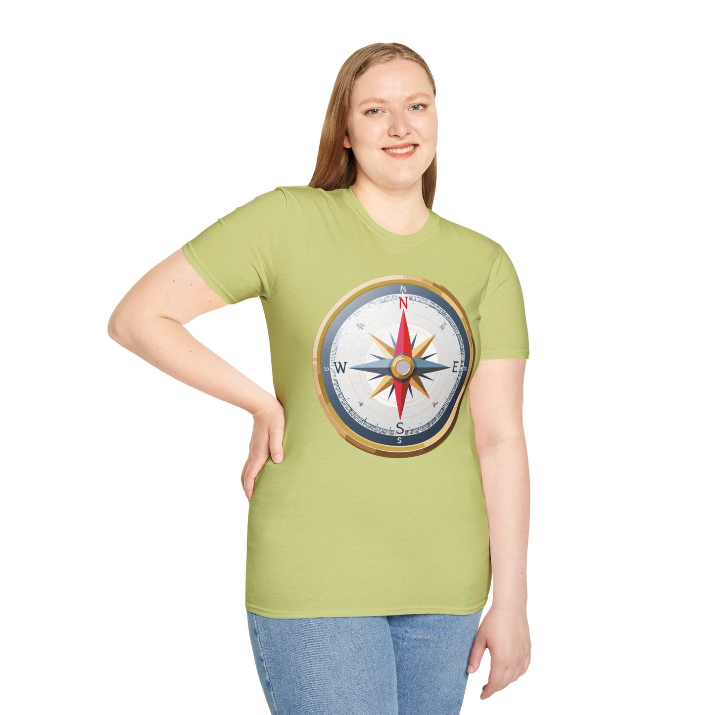Compass T Shirt, Compass Shirt, Shirt with Compass, Navigator Shirt