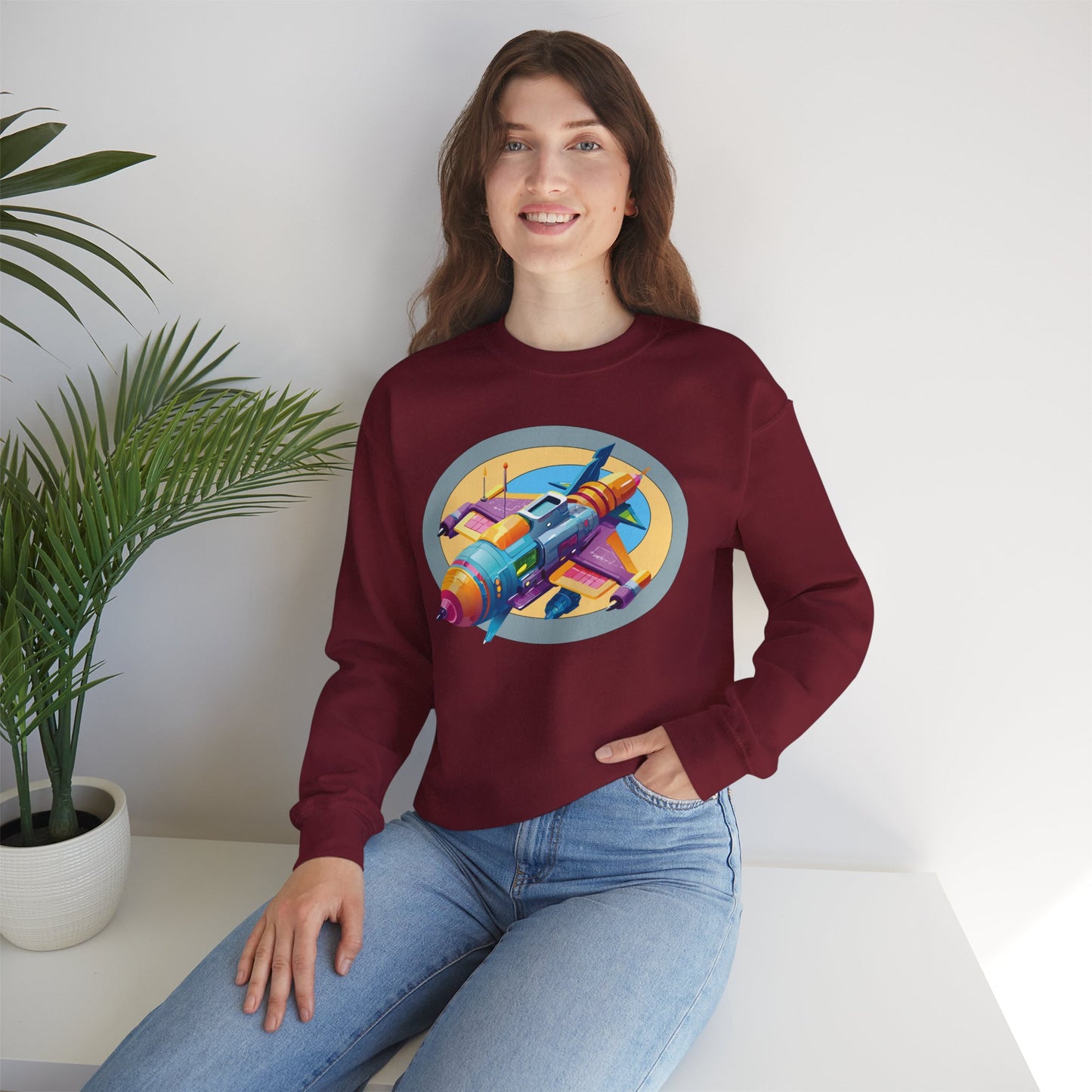 Space Shuttle Sweatshirt, Cosmic Sweatshirt, Astronaut Sweatshirt, Space Cosmic Sweatshirt