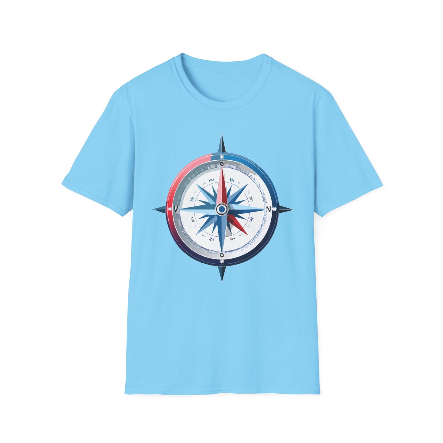 Compass T Shirt, Compass Shirt, Shirt with Compass, Navigator Shirt