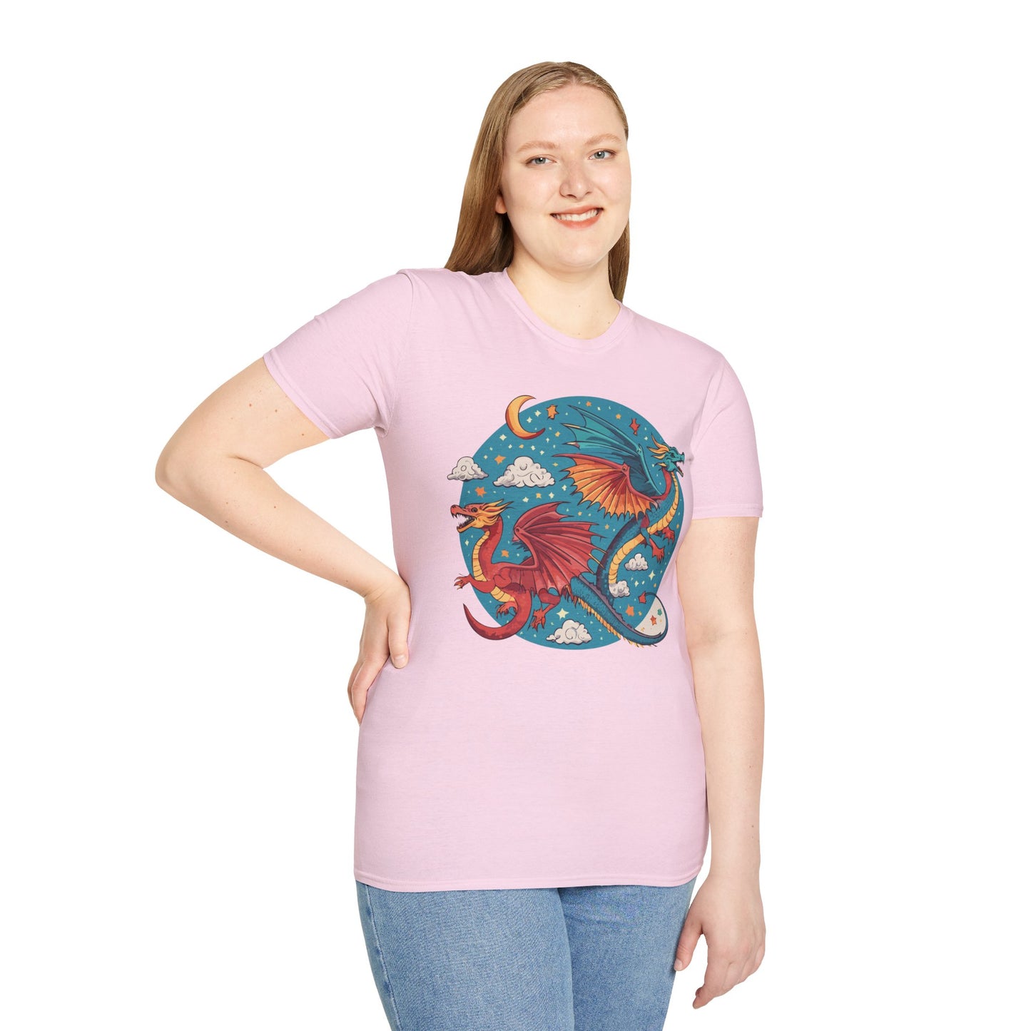 Dragon T Shirt, Dragon Shirt, Shirt with Animals, Animal Shirt