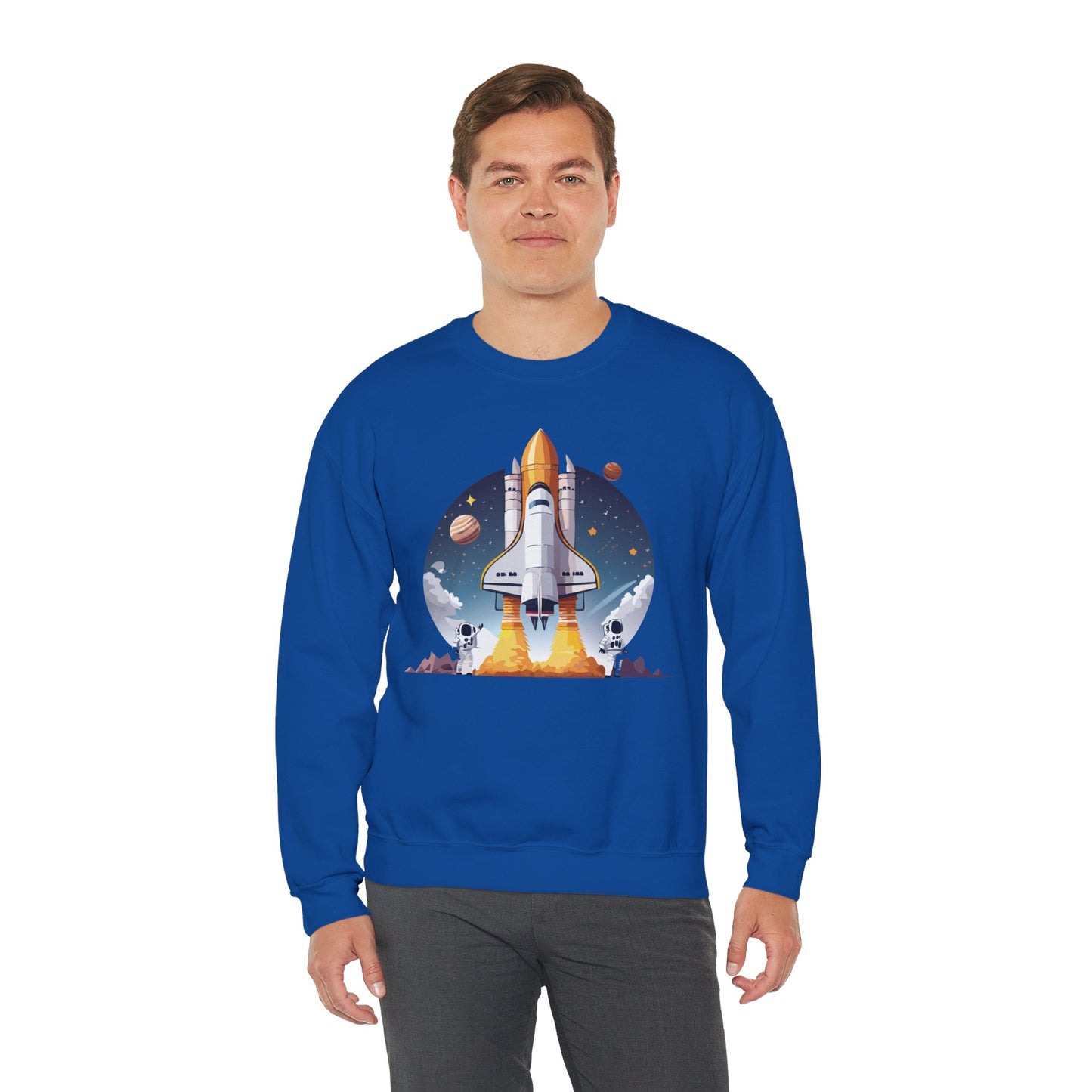 Space Shuttle Sweatshirt, Cosmic Sweatshirt, Astronaut Sweatshirt, Space Cosmic Sweatshirt