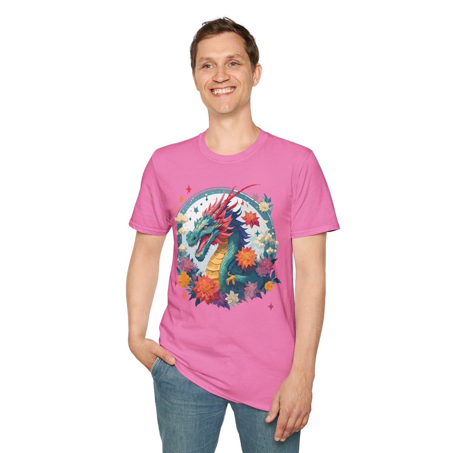 Dragon T Shirt, Dragon Shirt, Shirt with Animals, Animal Shirt