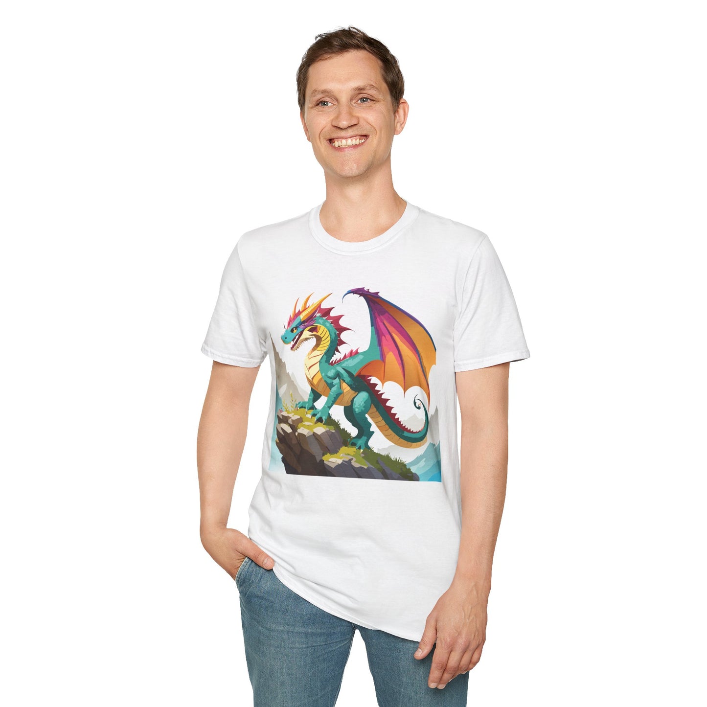 Dragon T Shirt, Dragon Shirt, Shirt with Animals, Animal Shirt