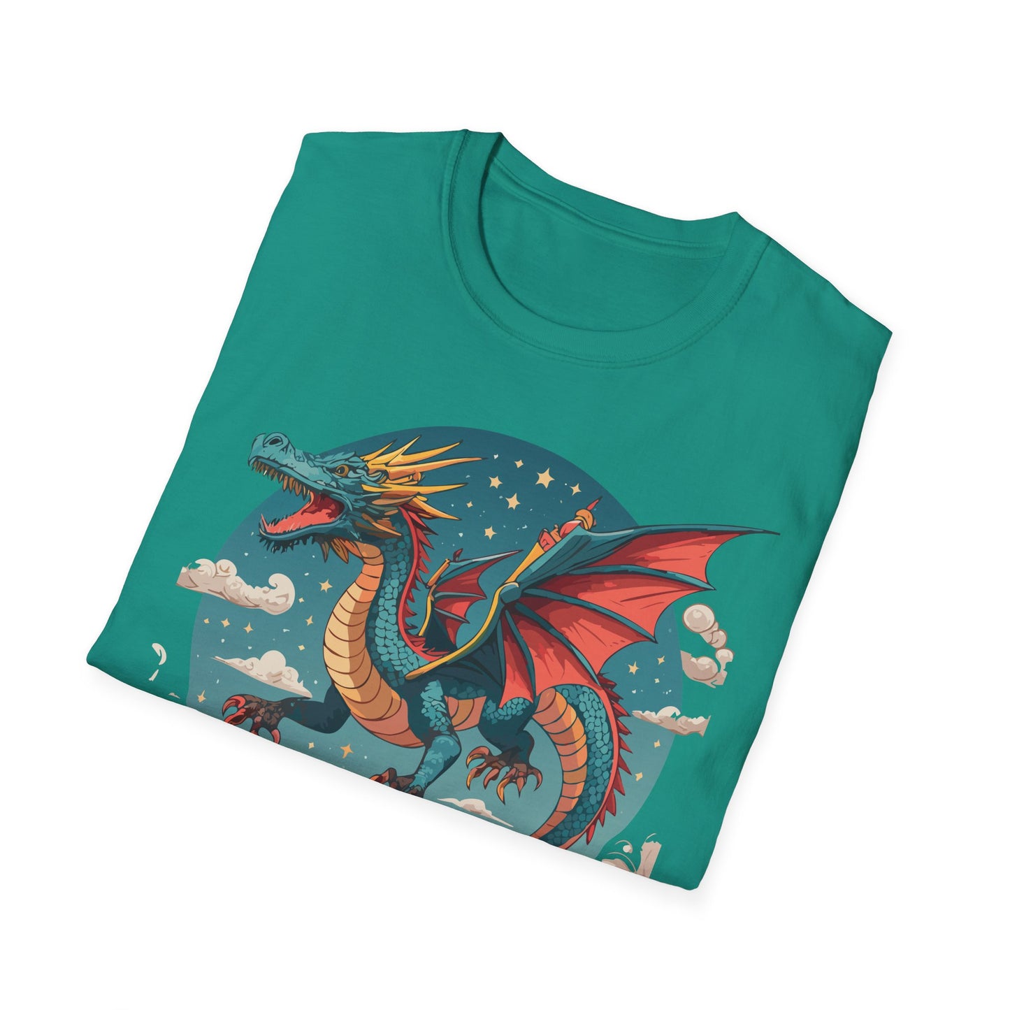 Dragon T Shirt, Dragon Shirt, Shirt with Animals, Animal Shirt