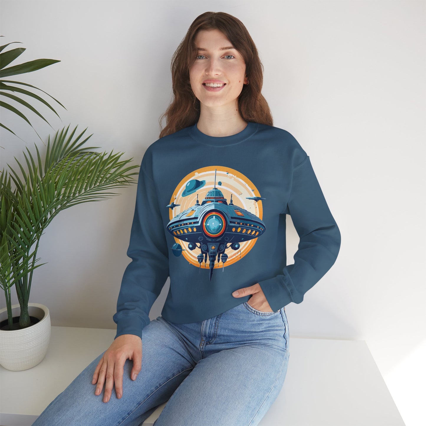Space Shuttle Sweatshirt, Cosmic Sweatshirt, Astronaut Sweatshirt, Space Cosmic Sweatshirt