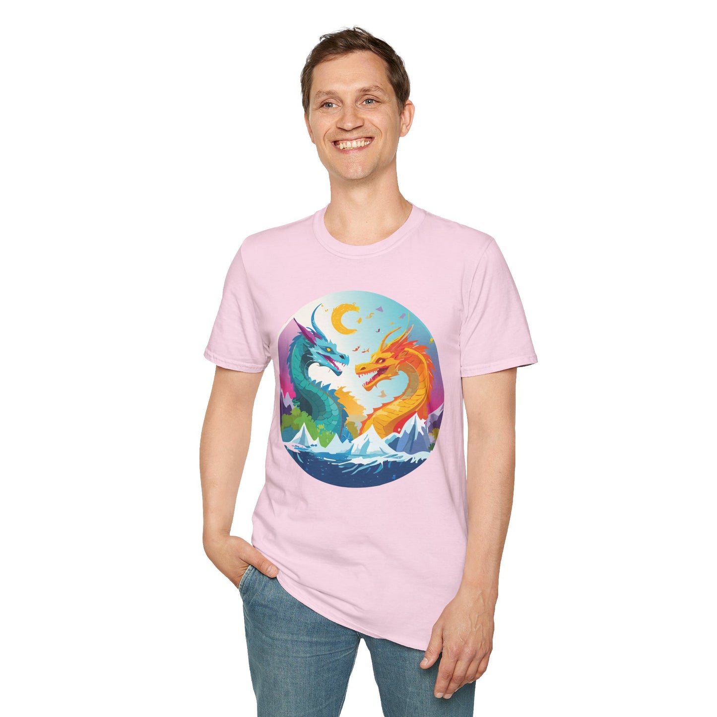 Dragon T Shirt, Dragon Shirt, Shirt with Animals, Animal Shirt