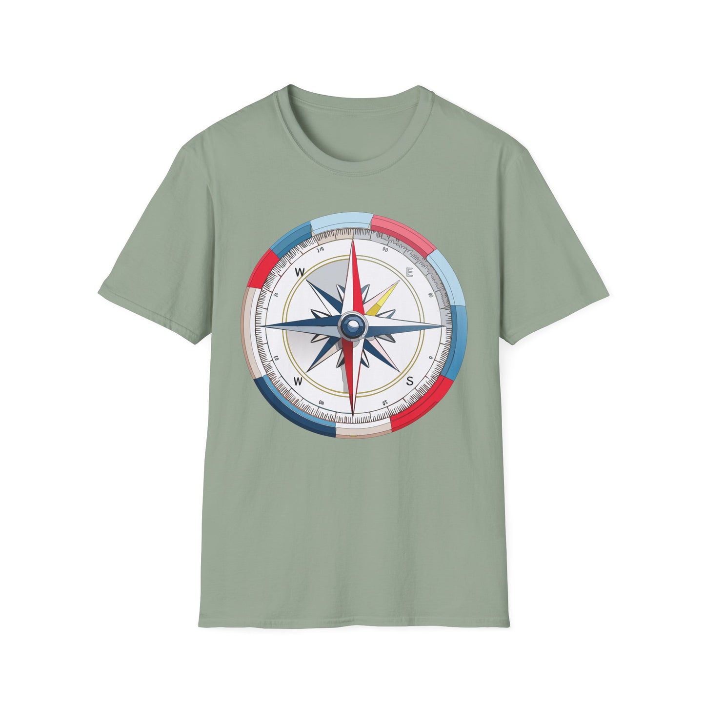 Compass T Shirt, Compass Shirt, Shirt with Compass, Navigator Shirt