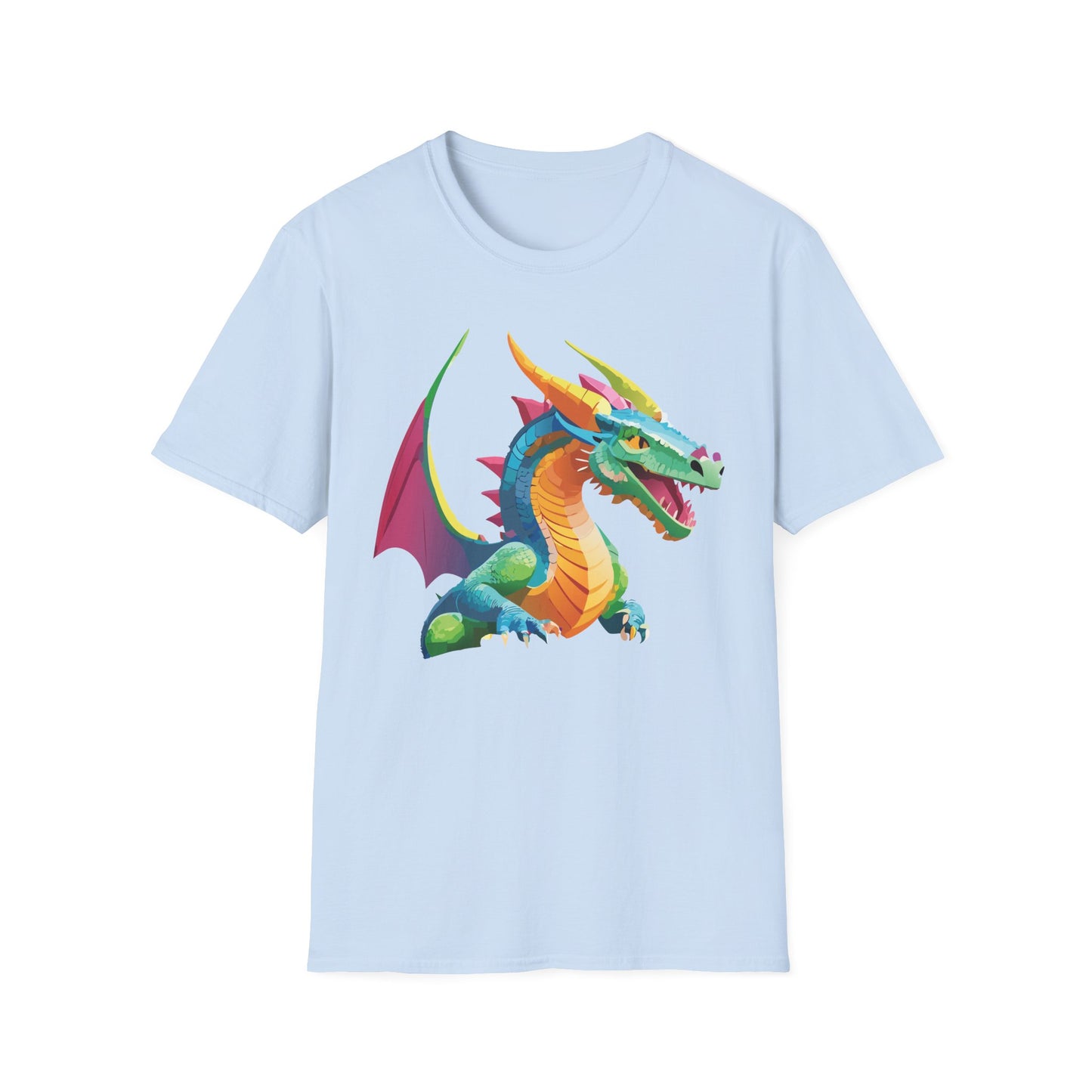 Dragon T Shirt, Dragon Shirt, Shirt with Animals, Animal Shirt