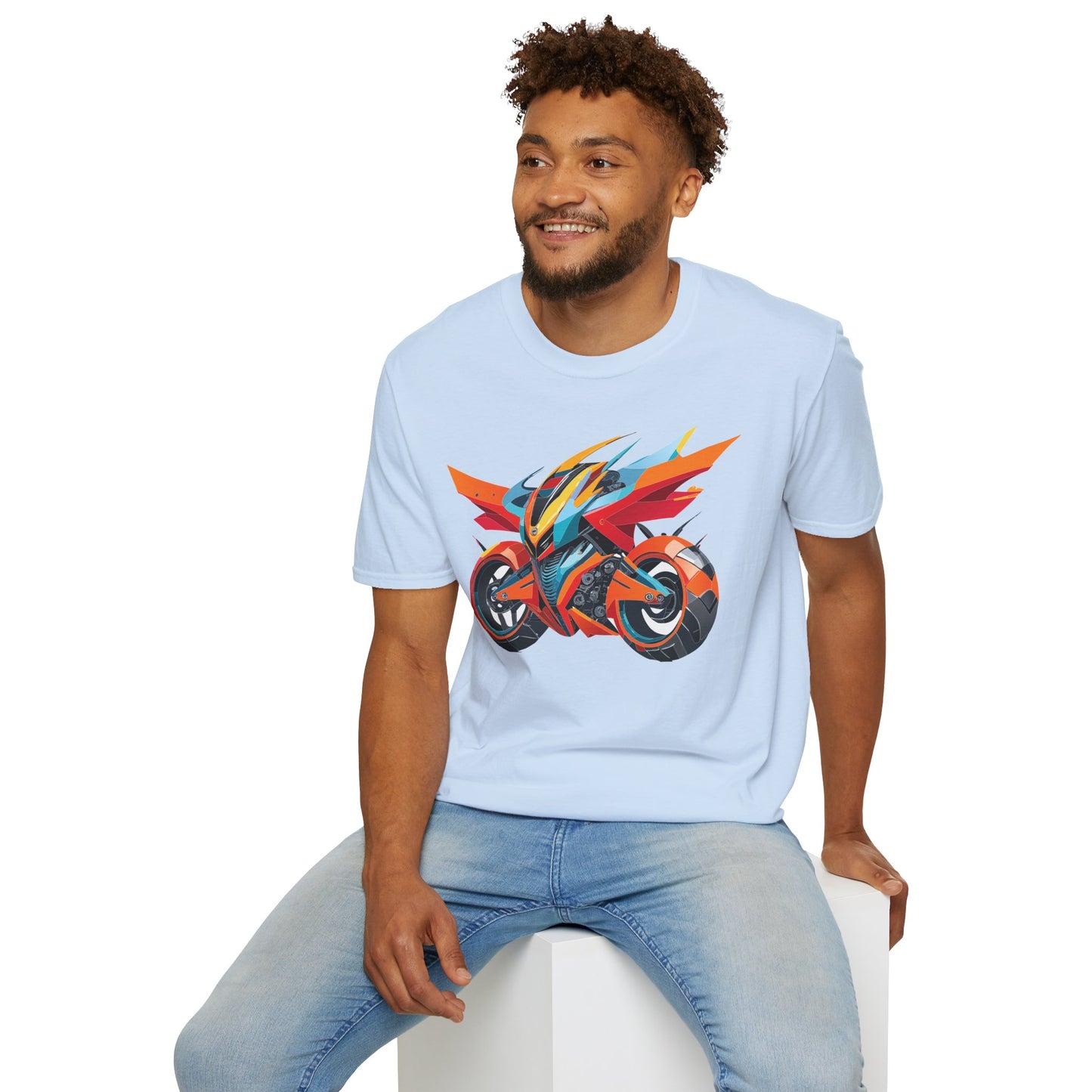 Bike T Shirt, Moto Shirt, Shirt with Motorcycle, MTB T Shirts