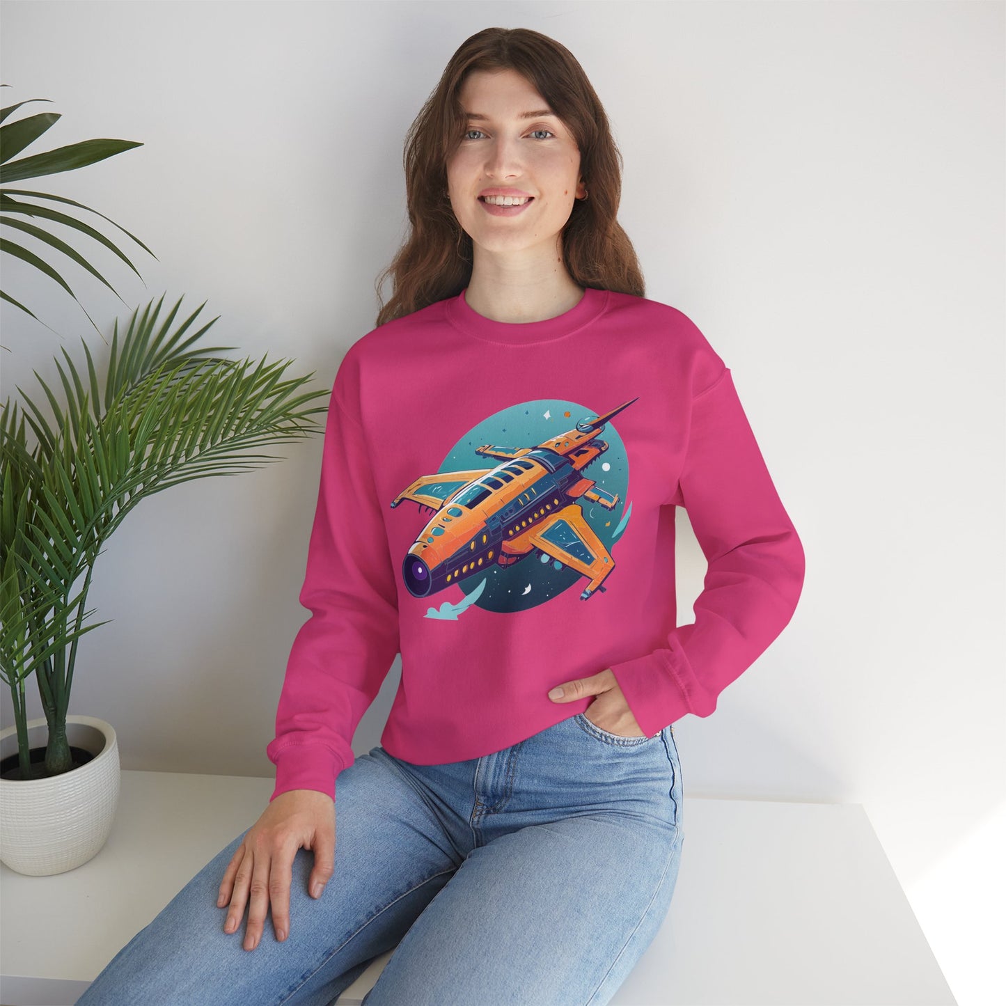Space Shuttle Sweatshirt, Cosmic Sweatshirt, Astronaut Sweatshirt, Space Cosmic Sweatshirt